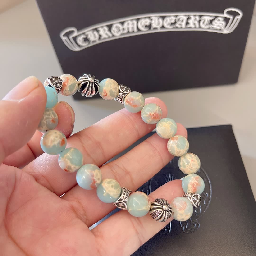 Chrome Hearts Chromecrafts Blue Opal Bracelet